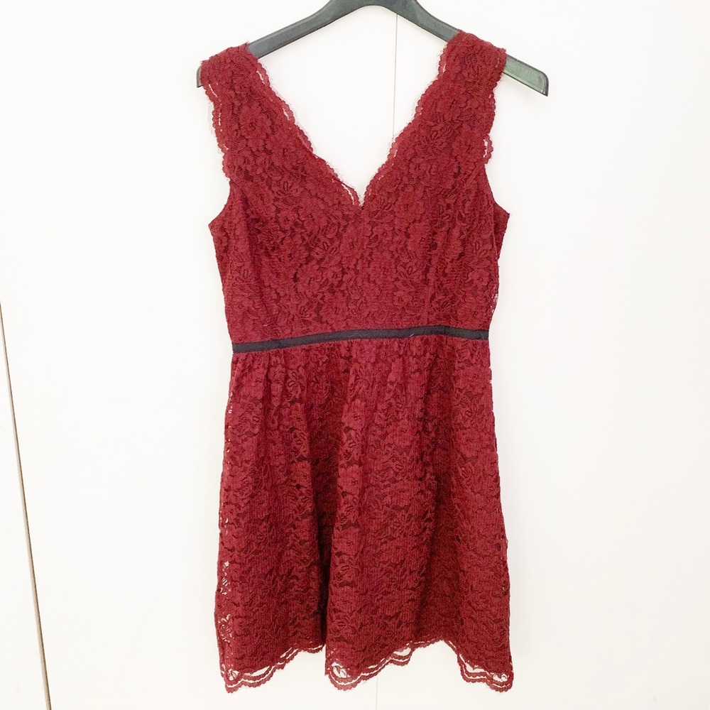 Maroon dress